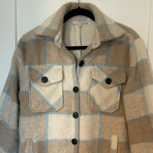 Plaid Button-Up Women's Jacket
